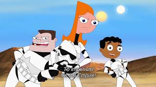 Kadr z teledysku To Imperium [In the Empire] tekst piosenki Phineas and Ferb (OST)