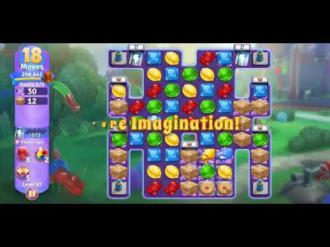 Willy Wonka's World of Candy - Level 87 Complete - No Hacks / No Boosters (Android/IOS)