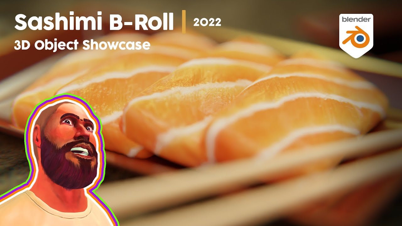 Sashimi Set 3D Model