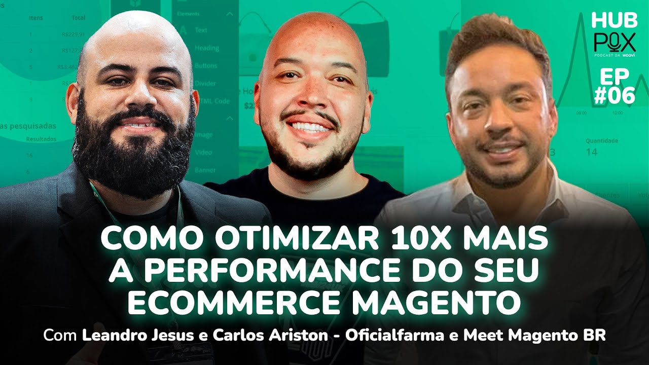 COMO OTIMIZAR 10X MAIS A PERFORMANCE DO SEU ECOMMERCE MAGENTO #podcast #pix #hubpix
