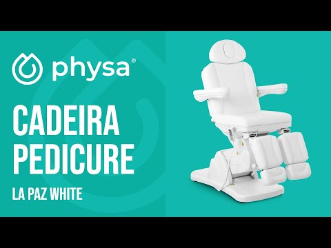 vídeo - Cadeira de pedicure - 300 W - 175 kg - Branco