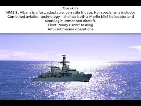 HMS ST ALBANS - F83