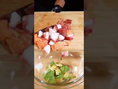 Take a look at [Kim's work who loves food] #octopus #avocado salad what is the strange taste...EP1