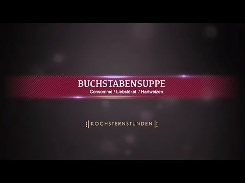 Buchstabensuppe