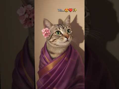 ham tere pyar me sara aalam | cat lover ayushi #googlegemini #trendingsong #newtrend #catshorts #cat