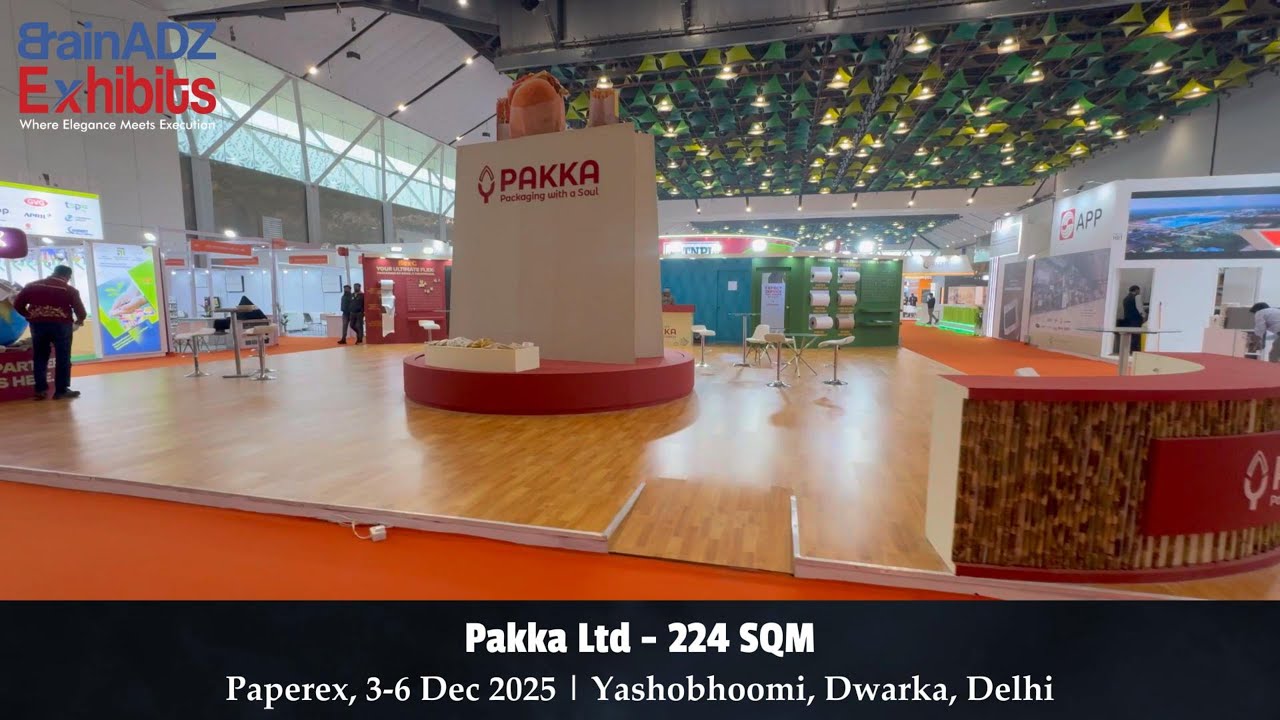 Pakka Ltd at Paperex 2025 – Designed and Built by BrainADZ Exhibits