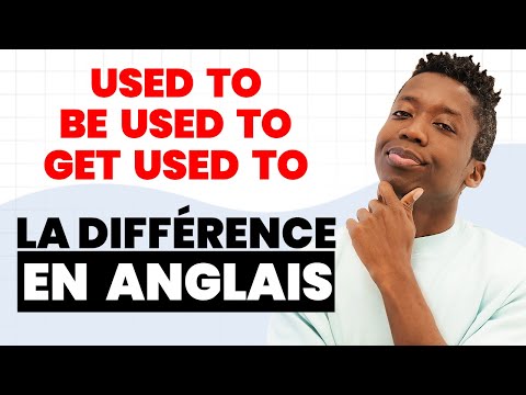 Used to, Be Used to, Get used to | Grammaire Anglaise!