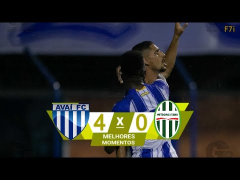 Avaí 4 x 0 Metropolitano - Melhores Momentos & Gols - Campeonato Catarinense