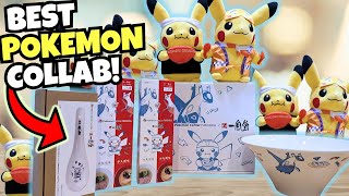 Trying NEW Pokémon Center EXCLUSIVE RAMEN!! (Pokémon Center Fukuoka)