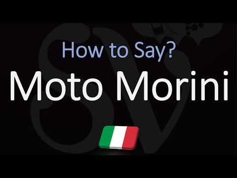 How to Pronounce Moto Morini? (CORRECTLY) Italian Motorcycles Pronunciation