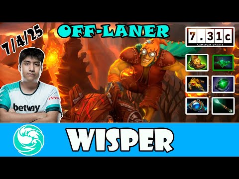 Wisper - Batrider | BEASCOAST VS TEAM SPIRIT BO3[GAME 2] - ESL ONE STOCKHOLM MAJOR 2022 | Dota 2