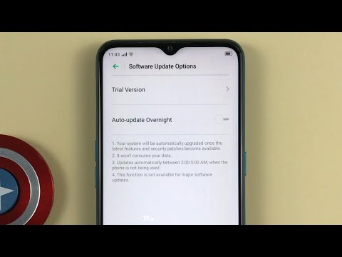 How to enable/disable Automatic software update on OPPO A31 Android 9