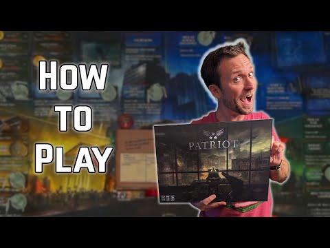 How To Play Patriot (Grand Gamers Guild) - The Board & Barrel - Board Game Live Teach