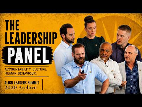 Panel Discussion: Leadership, Accountability, and Human Behaviour | Align Leaders Summit 2020 — video featuring Trehan Stenton