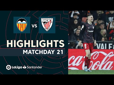 Highlights Valencia CF vs Athletic Club (1-2)