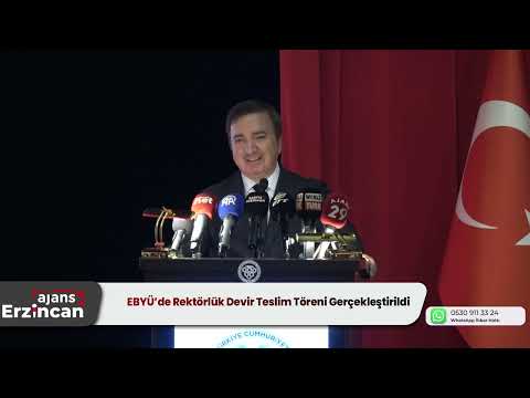 EBYÜ’de Rektörlük Devir Teslim Töreni Gerçekleştirildi