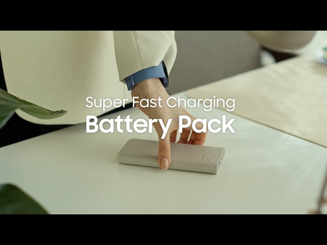 Video teaser for 10,000mAh Battery Pack: Official Introduction | Samsung