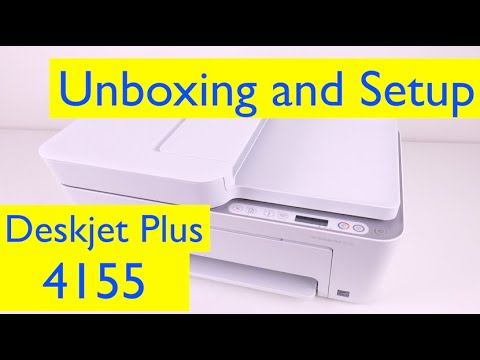 Thumbnail for HP DeskJet Plus 4155 | 4152 | 4158 All-in-one Printer Unboxing and Wireless Setup