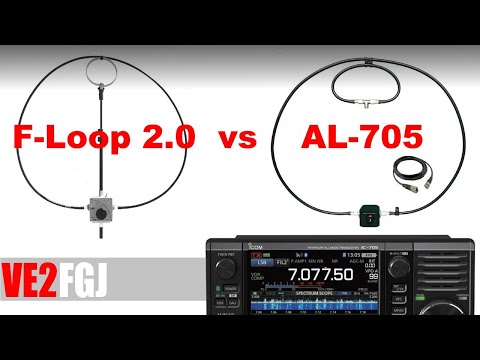 Chameleon F-Loop 2.0 / 3.0 vs AL-705 on WSPR with IC-705 Comparison