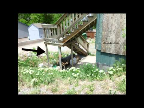 Potential Structural Stairway Building Problems - 2 x 4 Landing Supports