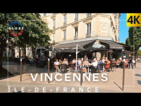 ᴘᴀʀɪꜱ ᴅᴀʏ ᴛʀɪᴘ  🇫🇷 VINCENNES Calm City Complete Walk-around Tour 4K Île de France