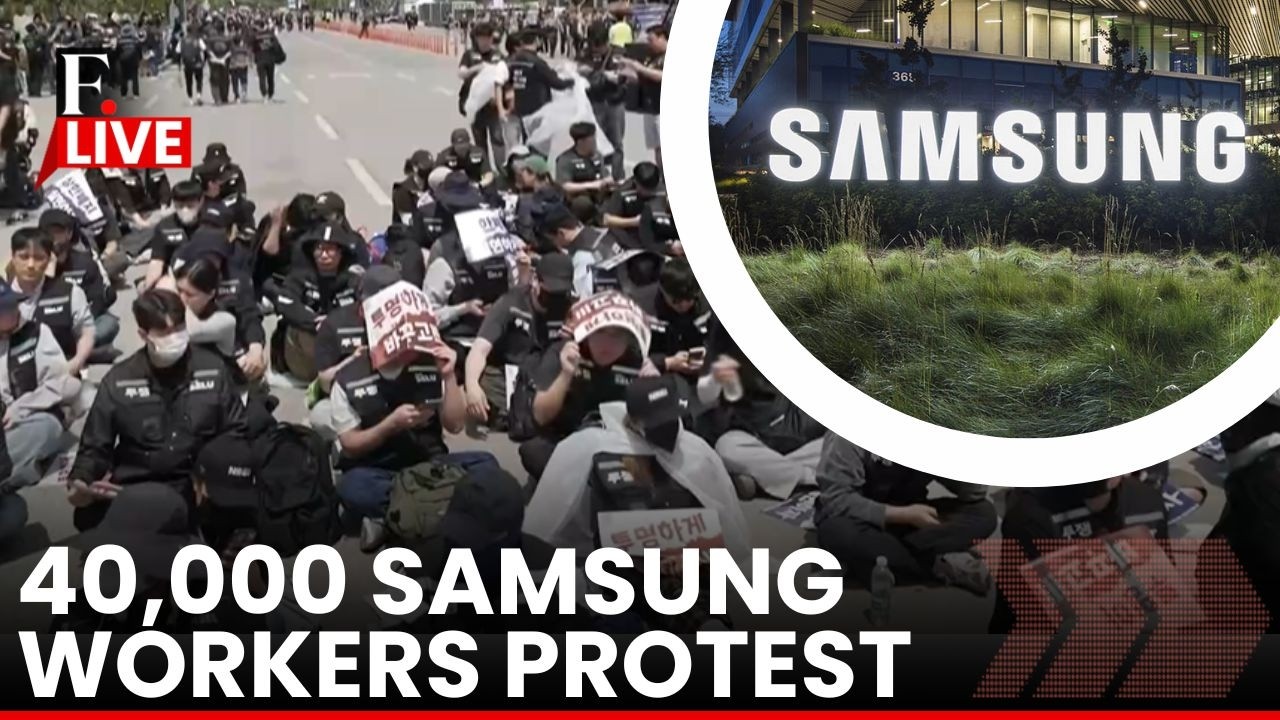 South Korea Protest LIVE: Samsung Faces Worker Protest Over Bonus, Union Warns of $20B Strike Impact
