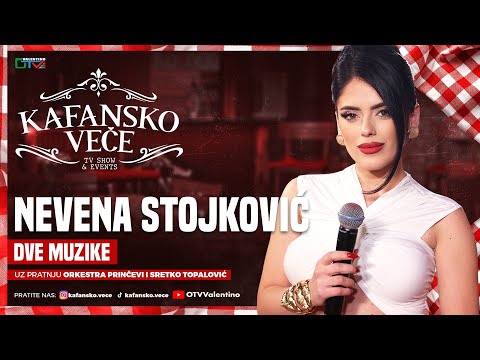 NEVENA STOJKOVIC - DVE MUZIKE | UZIVO | ORK. PRINCEVI I SRETKO TOPALOVIC | 2025 | KV | ACUSTIC