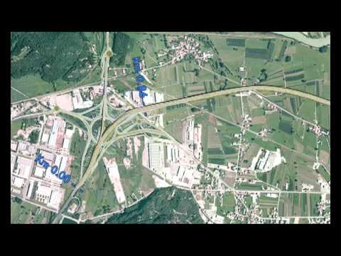 SS38 Highway in Morbegno - Italy