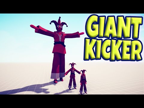 Giant Kicker vs Every Faction + Bonus - TABS MODS GAMEPLAY