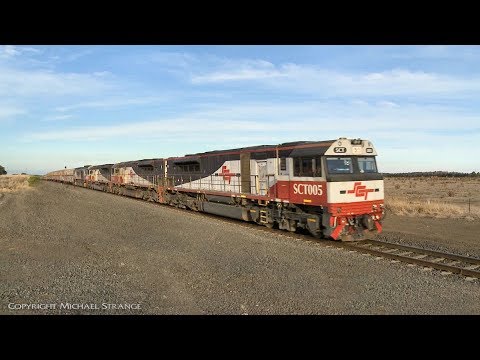 6MP9 Specialised Container Transport (SCT) Freight Train (19/4/2019) - PoathTV Australian Railways
