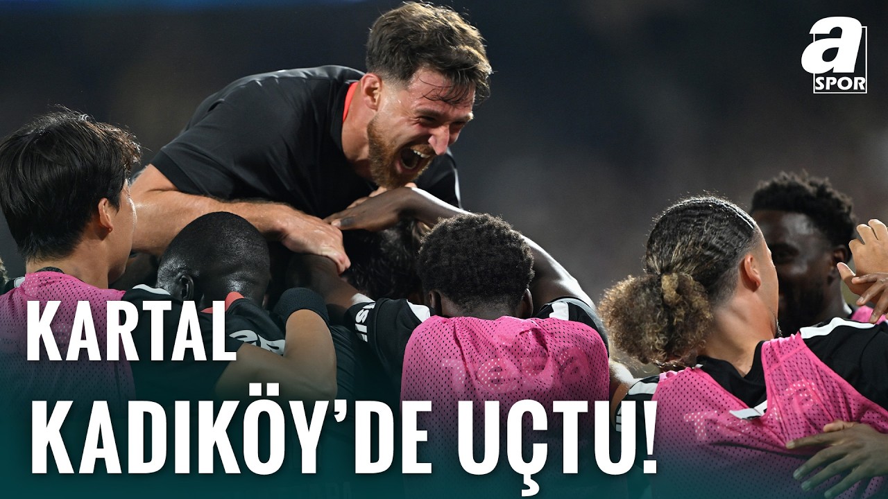 Beşiktaş, Kadıköy'de Fenerbahçe'yi 2-1 mağlup ederek 3 puanı aldı