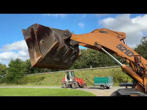 Video: Case 521D hjullæsser 1