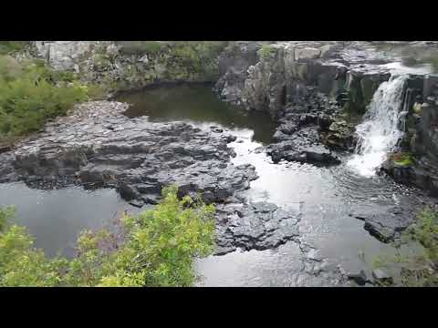 La Cascada de Piedra sola 