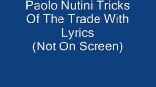Paolo Nutini Tricks Of The Trade With Lyrics