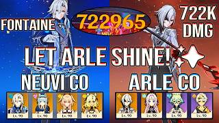 🔥 722K DMG WITH C0?! Arlecchino & Neuvillette DESTROY Abyss 12 | Genshin Impact