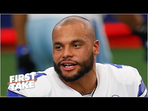 達克-普雷斯科特的鉅額合同是否說明他被高估了？First Take辯論 (Does Dak Prescott's huge contract show he is being overvalued? First Take debates)