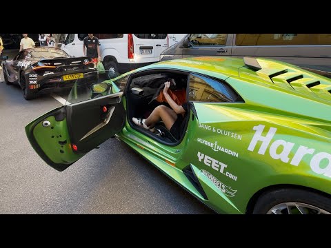 SPECIAL GUMBALL 3000 SUPERCARS 2025 NICE FRANCE CHECKPOINT #supercars #gumball3000 #viral #trending