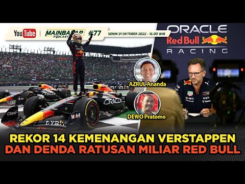 Rekor 14 Kemenangan Verstappen & Denda Red Bull