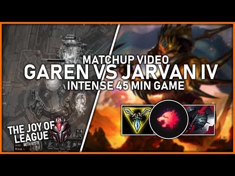 riste - GRANDMASTERS GAREN vs Jarvan IV | Intense 45 min game! - League of Legends