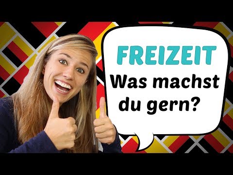GERMAN LESSON 50: Was machst du in deiner Freizeit? // German freetime Vocabulary
