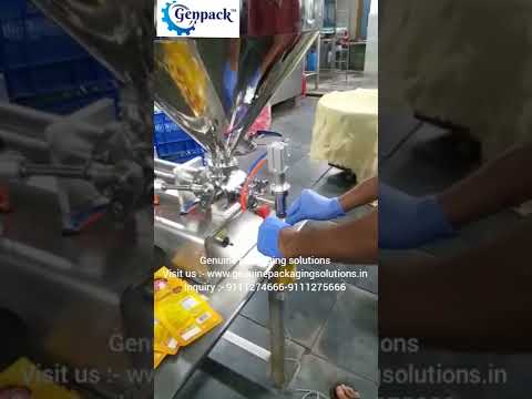 Paste Filler Machine Table Top Paste Filler Machine / for Sauce, salad dressing, chutney,honey