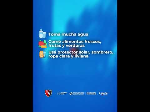 ☀️ Cuidarse del calor es cuidarse