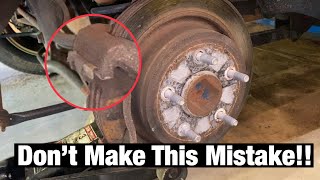 2015 Ram 1500 - How to Replace Rear Brake Rotors, Pads, & Parking Brake Shoes