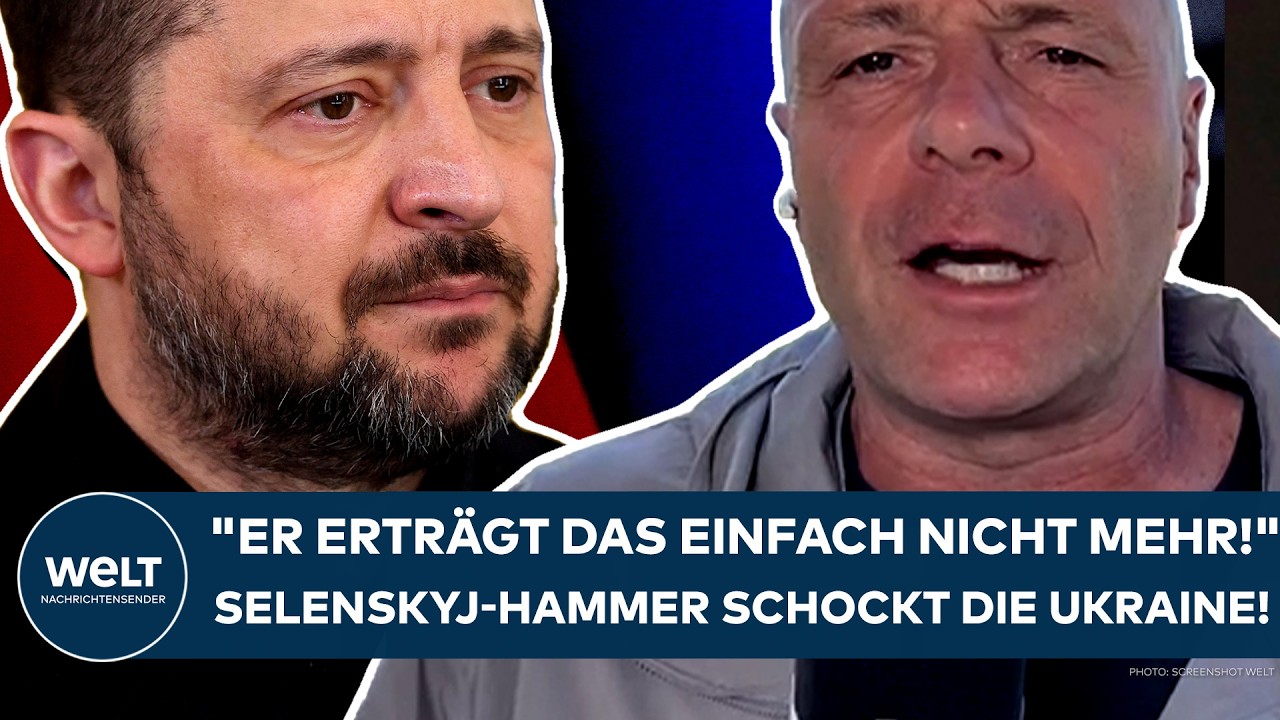 PUTINS KRIEG: "Er erträgt das einfach nicht mehr!" Selenskyj-Hammer schockt die Ukraine!