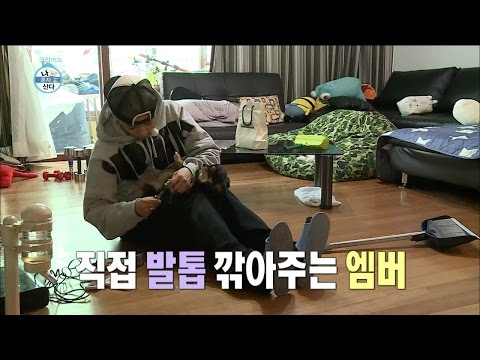 【TVPP】Amber(f(x)) - Self Beauty Treatment, 엠버(에프엑스) - 애견숍보다 더 정성스러운 짹짹&공주 미용시키기 @ I Live Alone