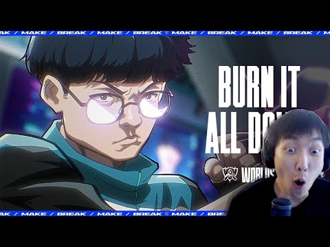 IS THIS THE BEST WORLDS MUSIC VIDEO? | Doublelift Reacts Burn It All Down (ft. PVRIS)