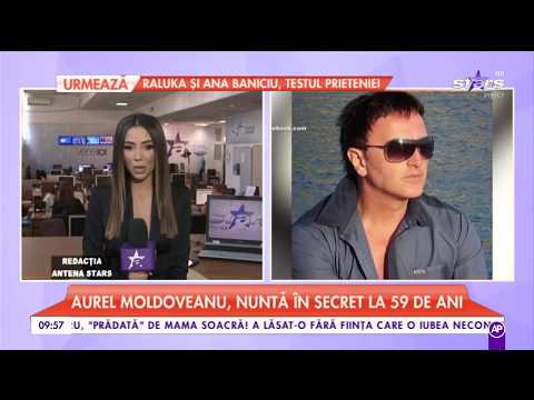Aurel Moldoveanu, nuntă în secret la 59 de ani