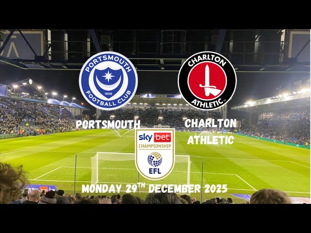 Watch Portsmouth vs Charlton Highlights Season 2025/2026