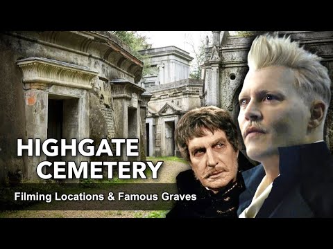 Highgate Cemetery - Filming Locations and Famous Graves   4K