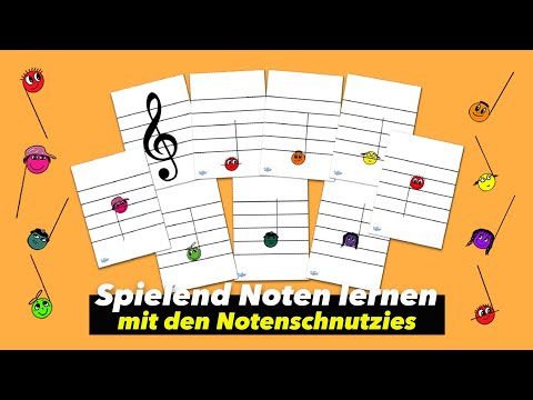 Spielend Noten lernen mit den Notenschnutzies | C-Dur Tonleiter leicht erklärt
